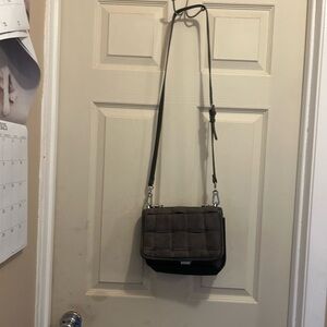 Steve Madden Gray Quilted Shoulder Bag